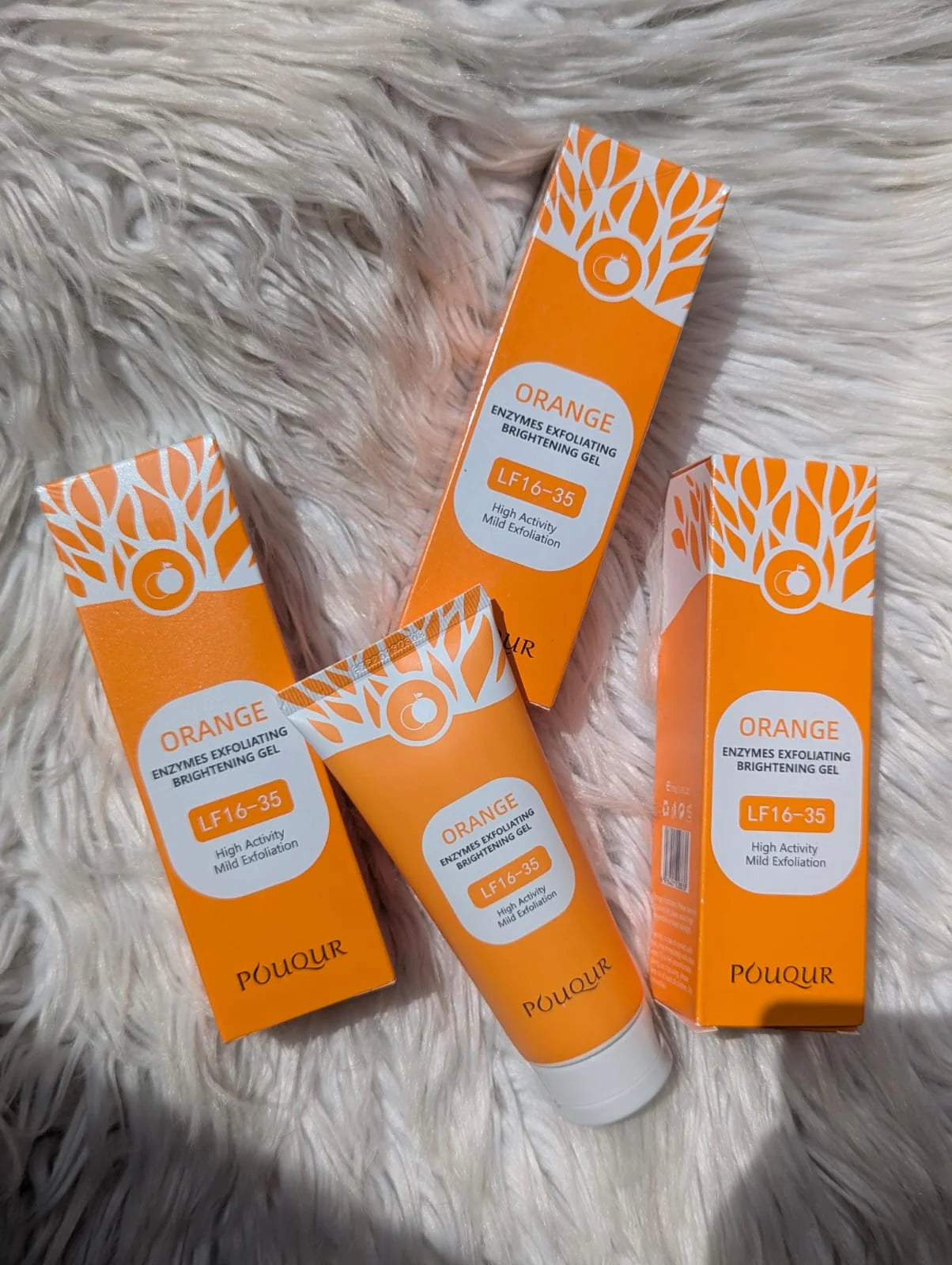 POUQUR Orange Enzymes Exfoliating Brightening Gel – | 100g