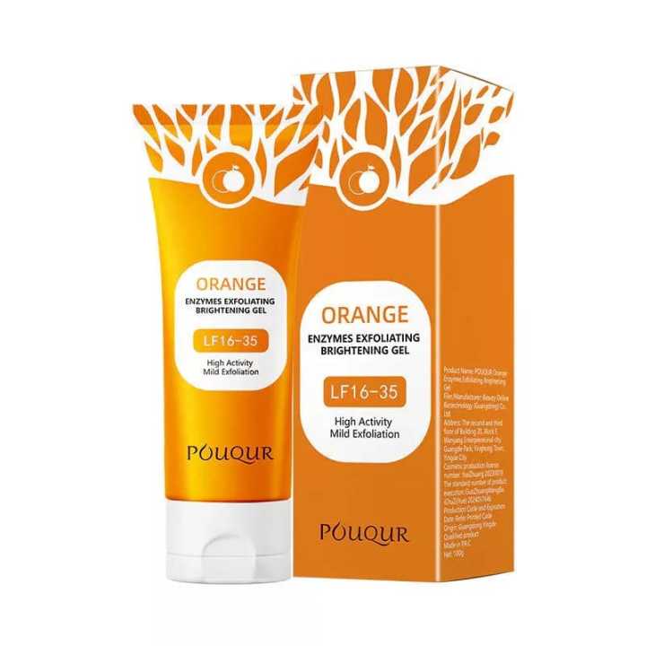 POUQUR Orange Enzymes Exfoliating Brightening Gel – | 100g