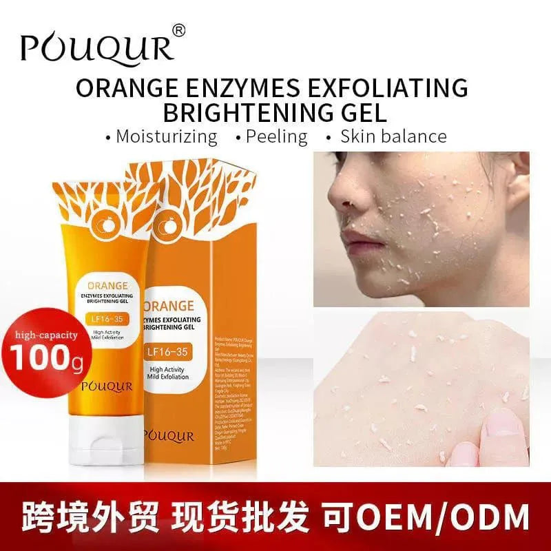 POUQUR Orange Enzymes Exfoliating Brightening Gel – | 100g